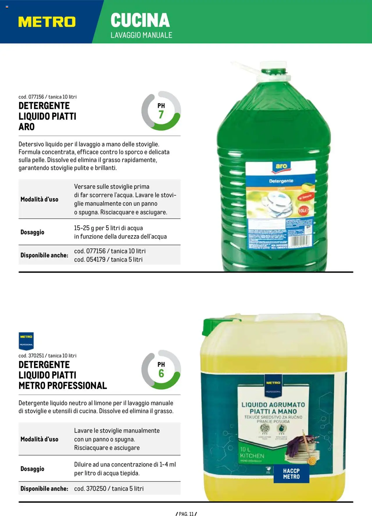 Metro Detergenza Professionale catalogo - pagina 11 - valido dal 11/09/2025