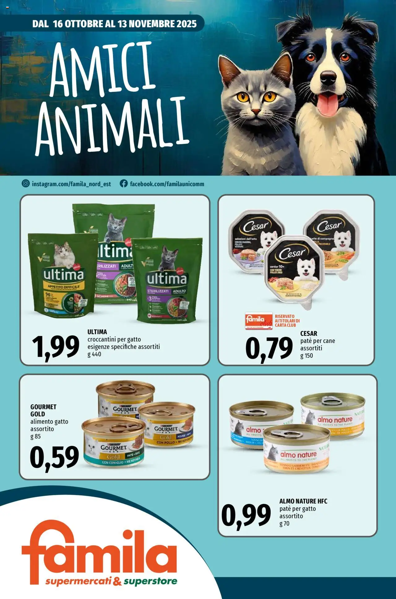 Famila Animali catalogo - pagina 1 - valido dal 16/10/2025