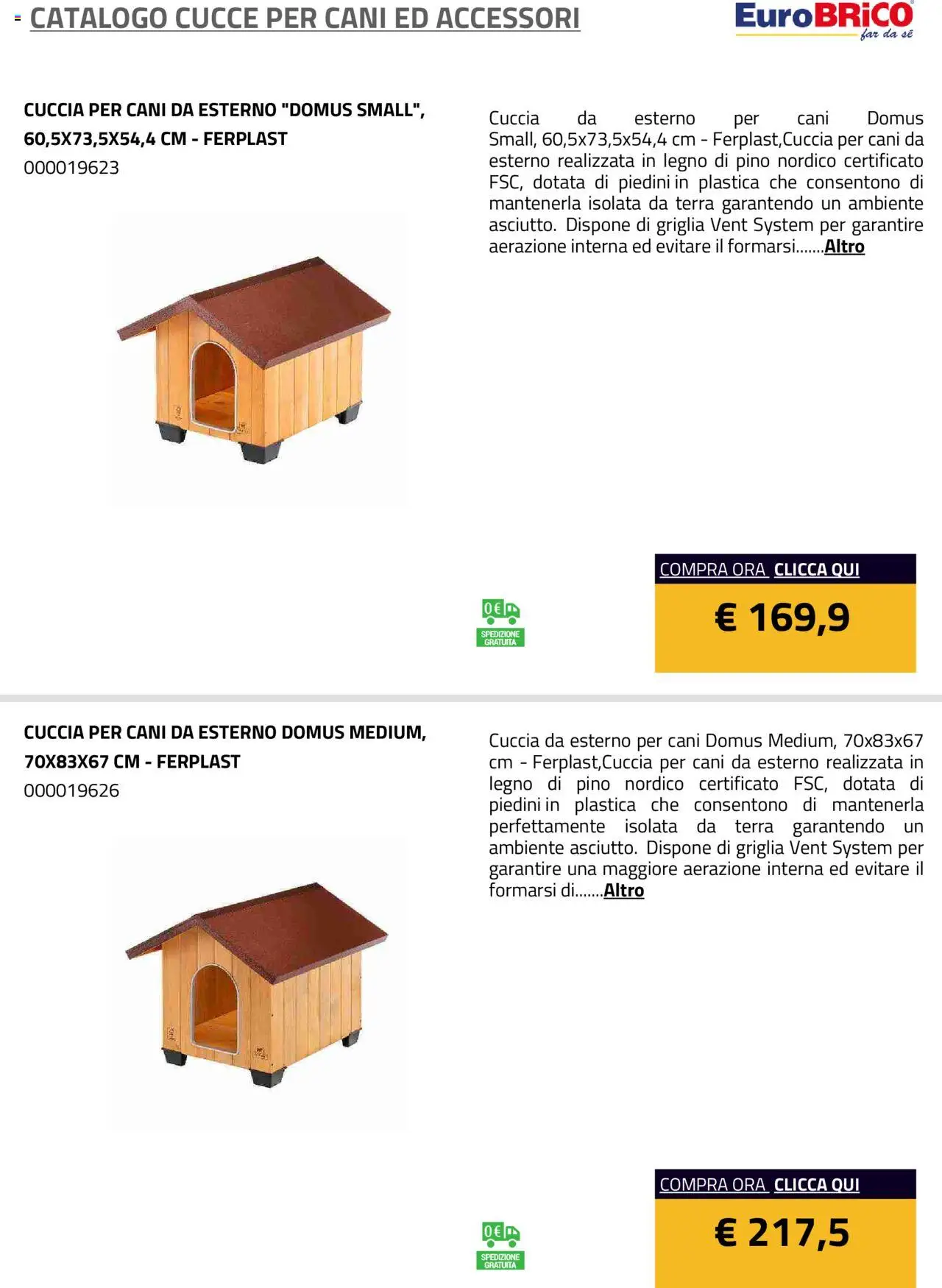 Eurobrico Cucce catalogo - pagina 2 - valido dal 15/07/2025