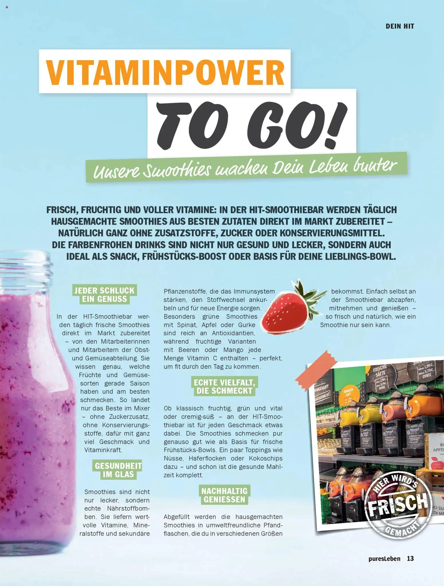 HIT pures Leben 01/2026 - Seite 13 - gültig ab 01.01.2026