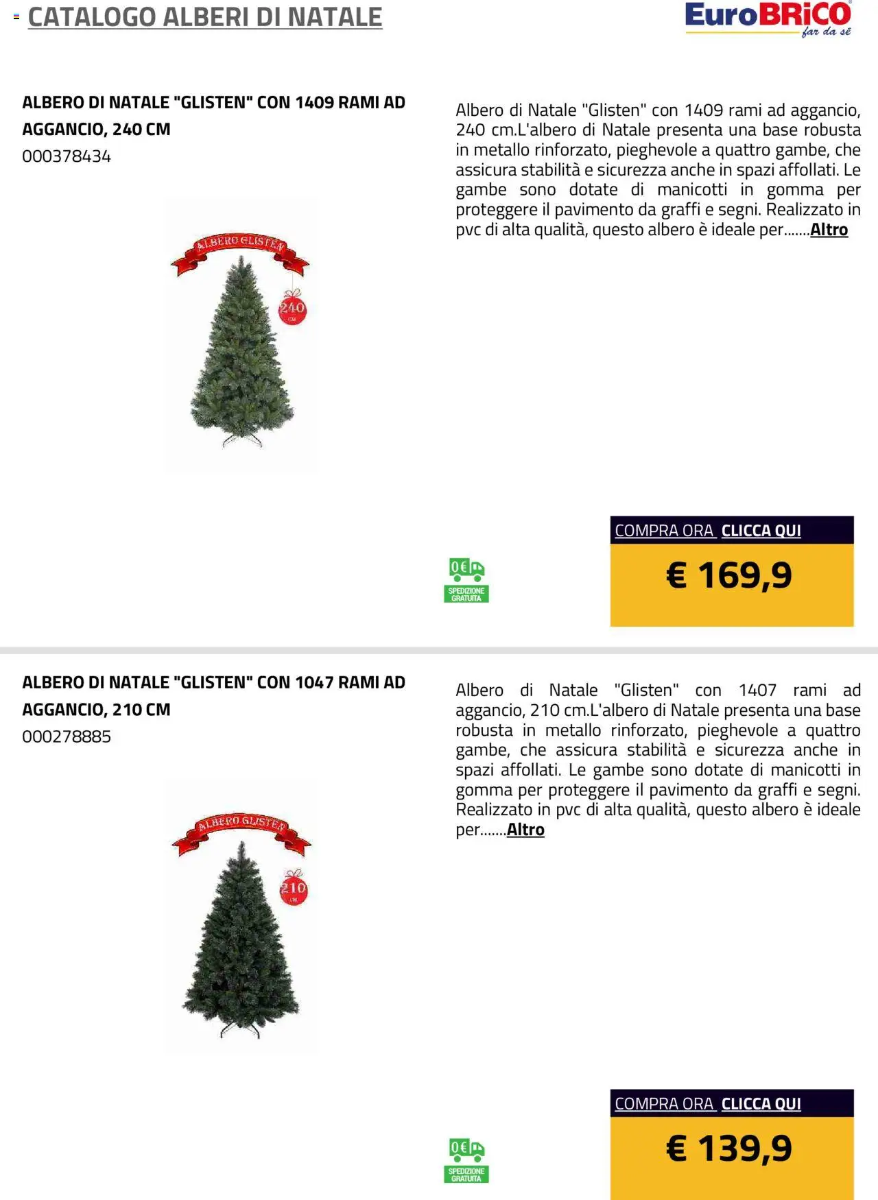 Eurobrico Alberi di Natale catalogo - pagina 7 - valido dal 23/07/2025