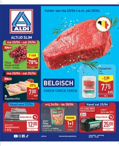 Aldi folder week 17 geldig vanaf 20/04/2026