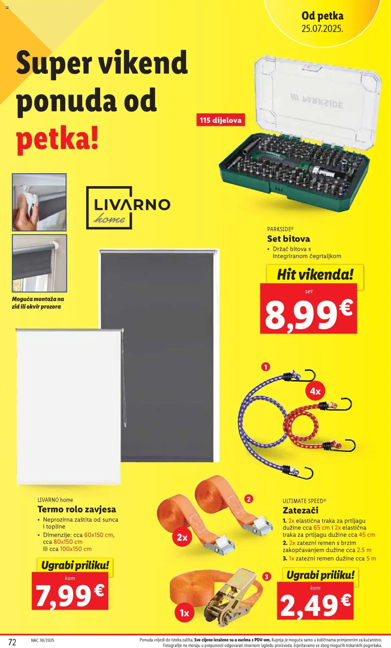 Katalog Lidl - stranica 72- važeći od 21.07.2025