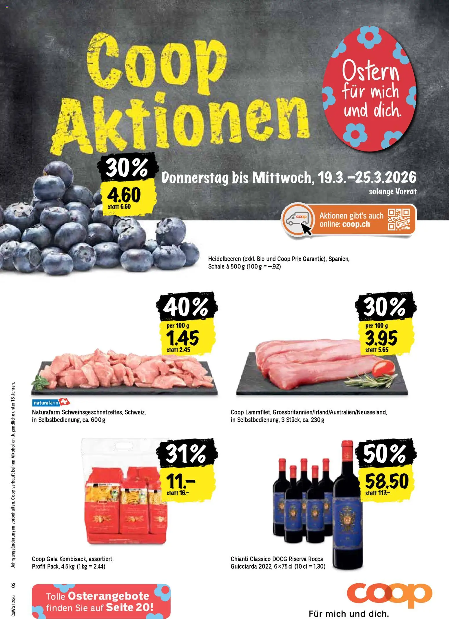 Coop aktionen - Seite 1- gültig ab 19.03.2026