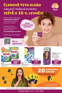 Náhled TETA Drogerie leták - Klub platný od 11.09.2025