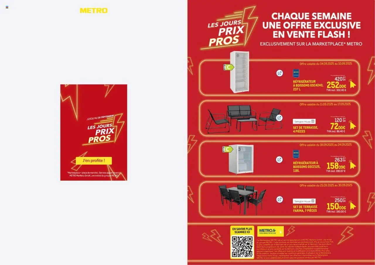 METRO - Offres Flash Marketplace - page 1 - valable à partir du 04/09/2025