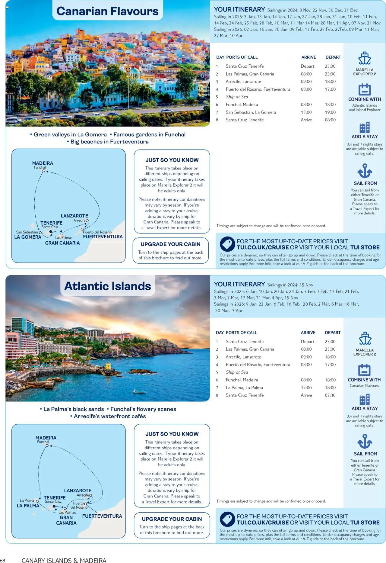 TUI - Marella Cruises - page 68- valid from 01/11/2024
