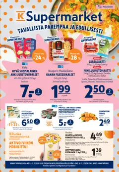 Esikatselu K-Supermarket tarjoukset voimassa alkaen 09/02/2026