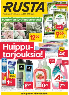 Esikatselu Rusta tarjoukset voimassa alkaen 04/08/2025