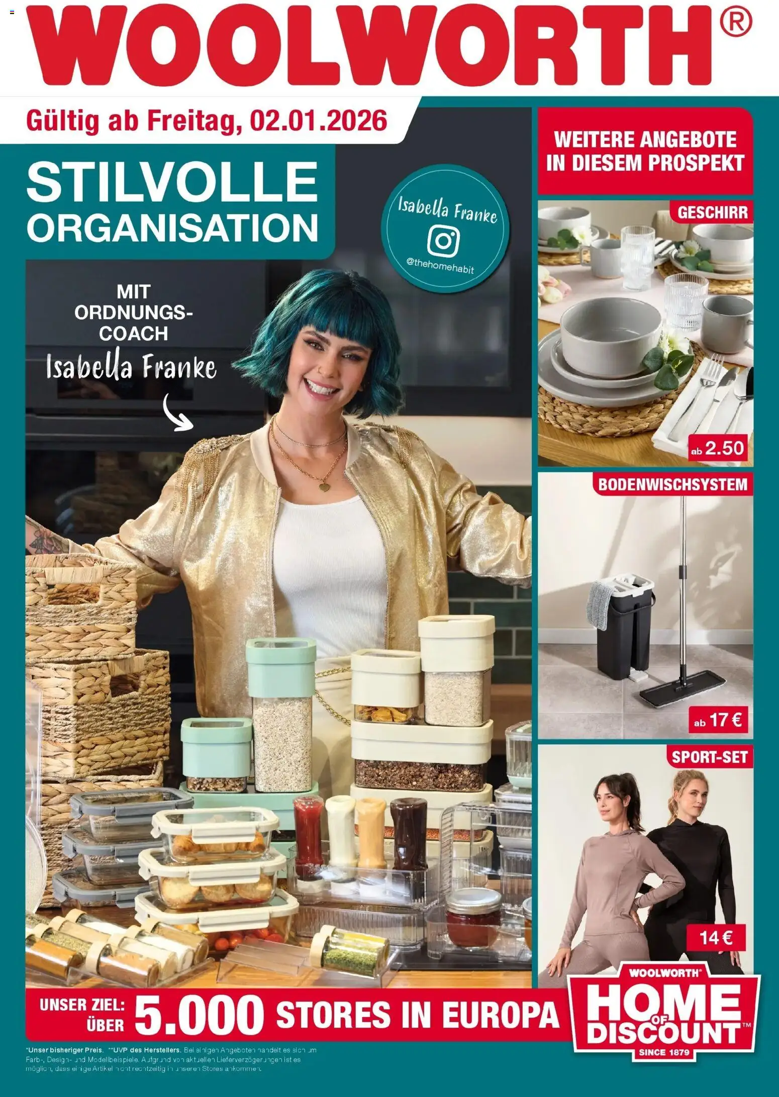 Woolworth Flugblatt - Seite 1- gültig ab 02.01.2026