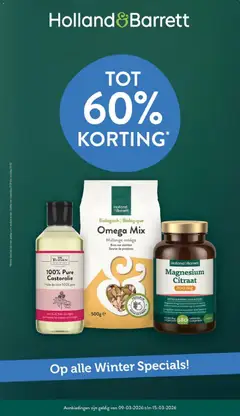 Holland & Barrett folder geldig vanaf 09-03-2026
