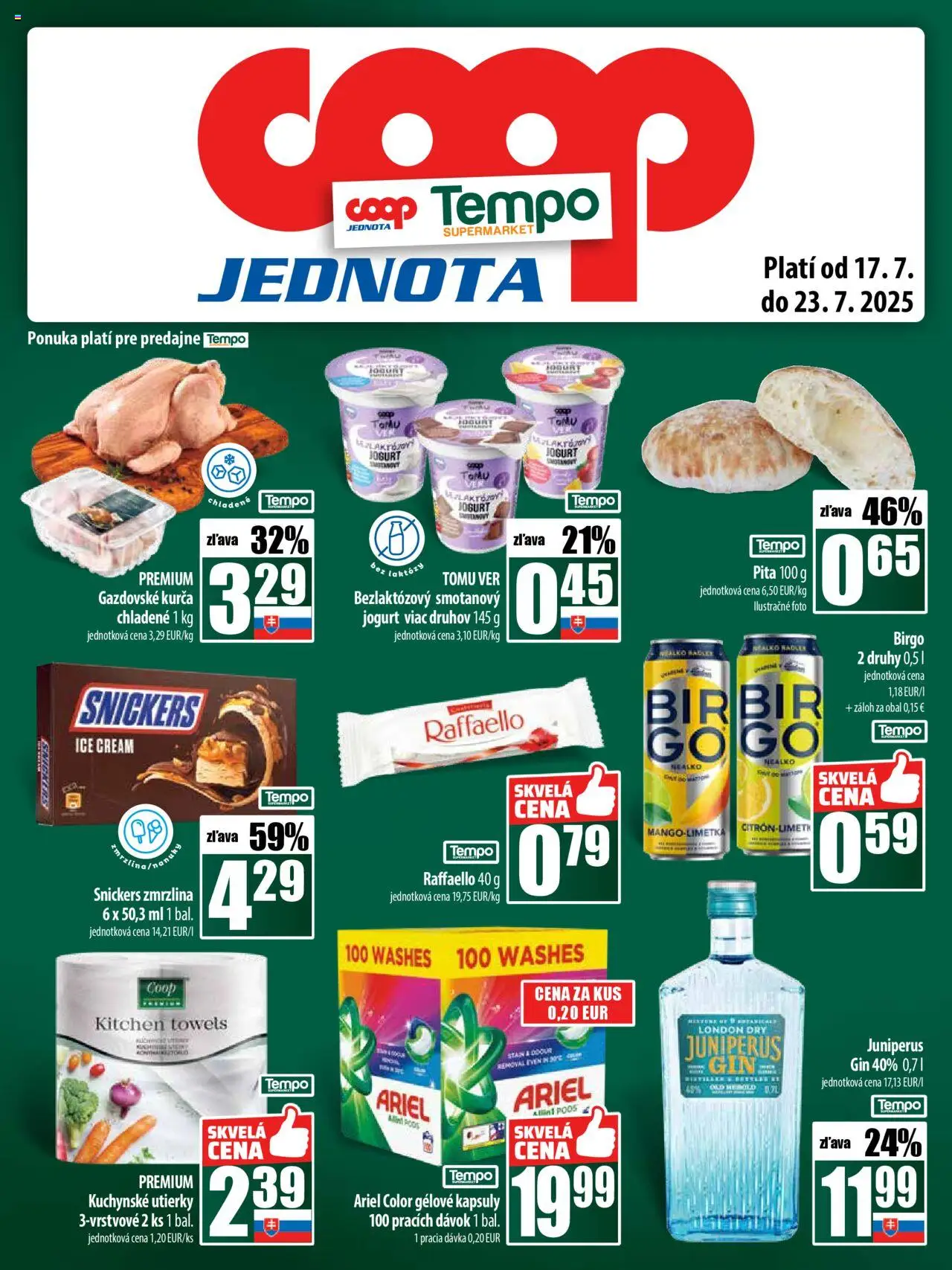 COOP Jednota leták - strana 25- platný od 17.07.2025