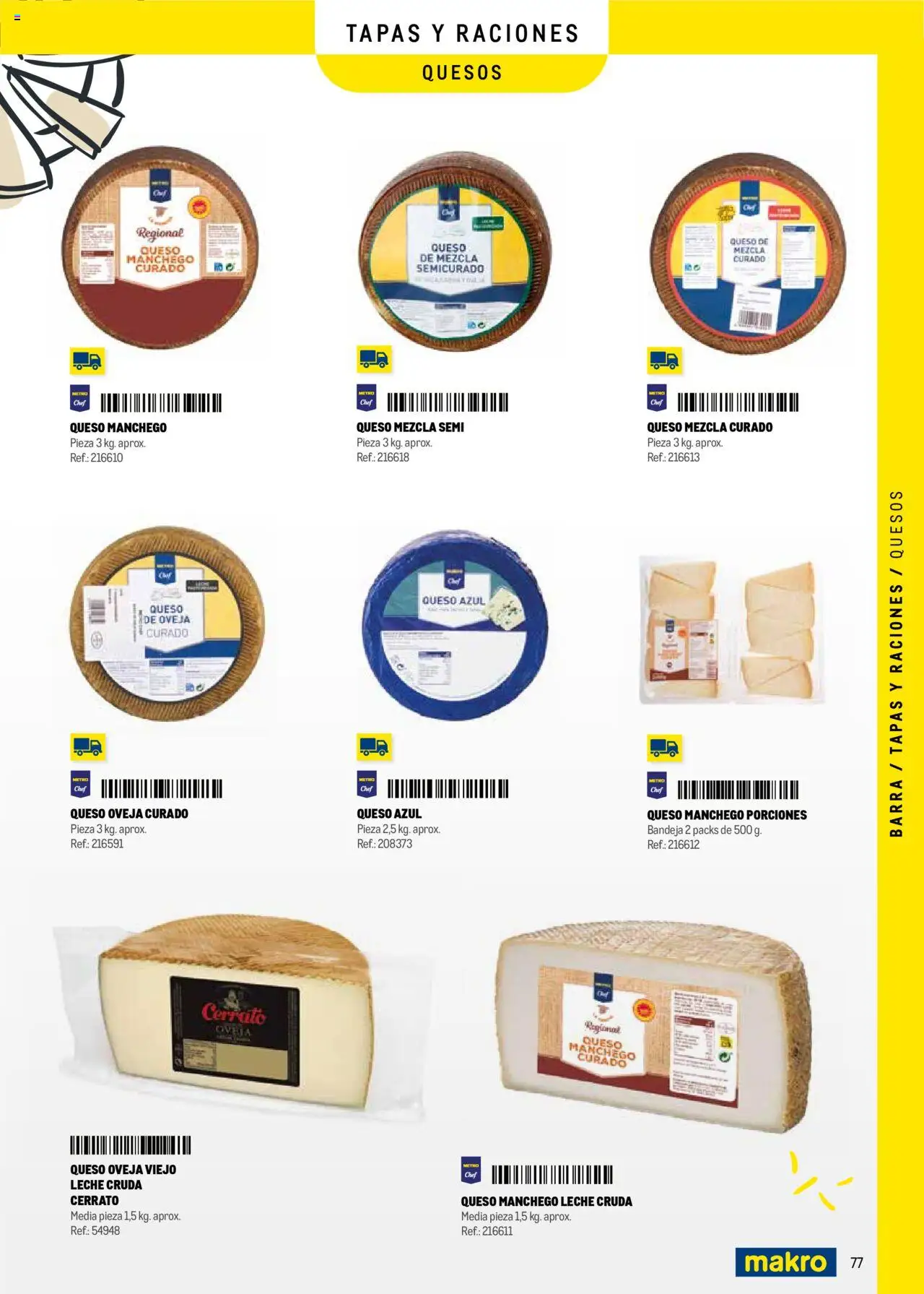 Makro - Menú y Barra Prat - Página de 77 - Válido desde 08/09/2025