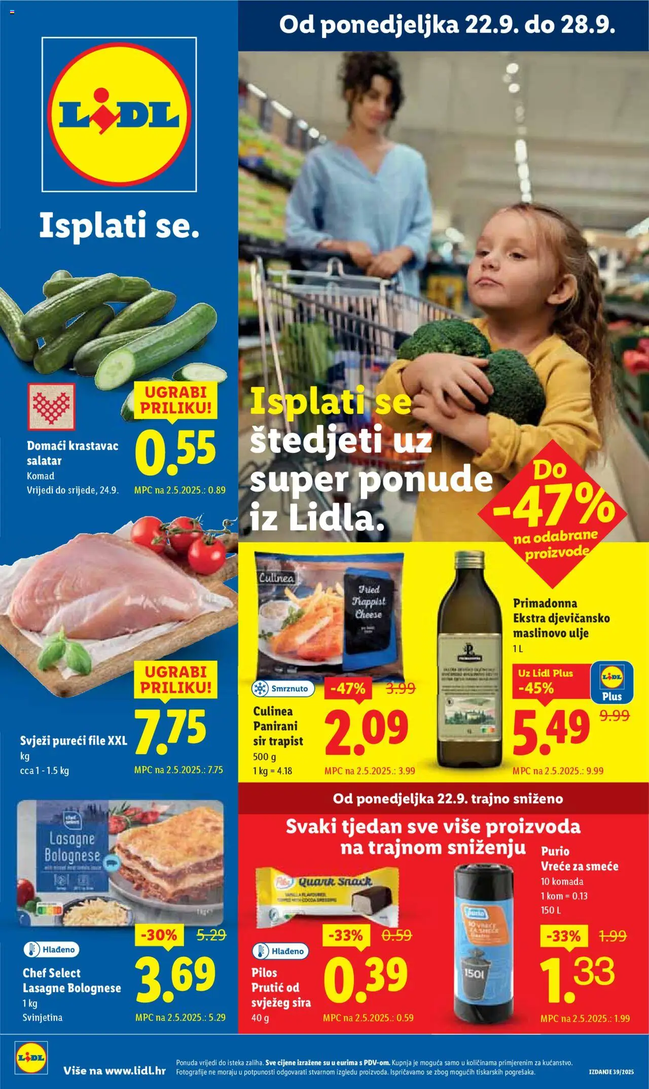 Katalog Lidl - stranica 1- važeći od 22.09.2025