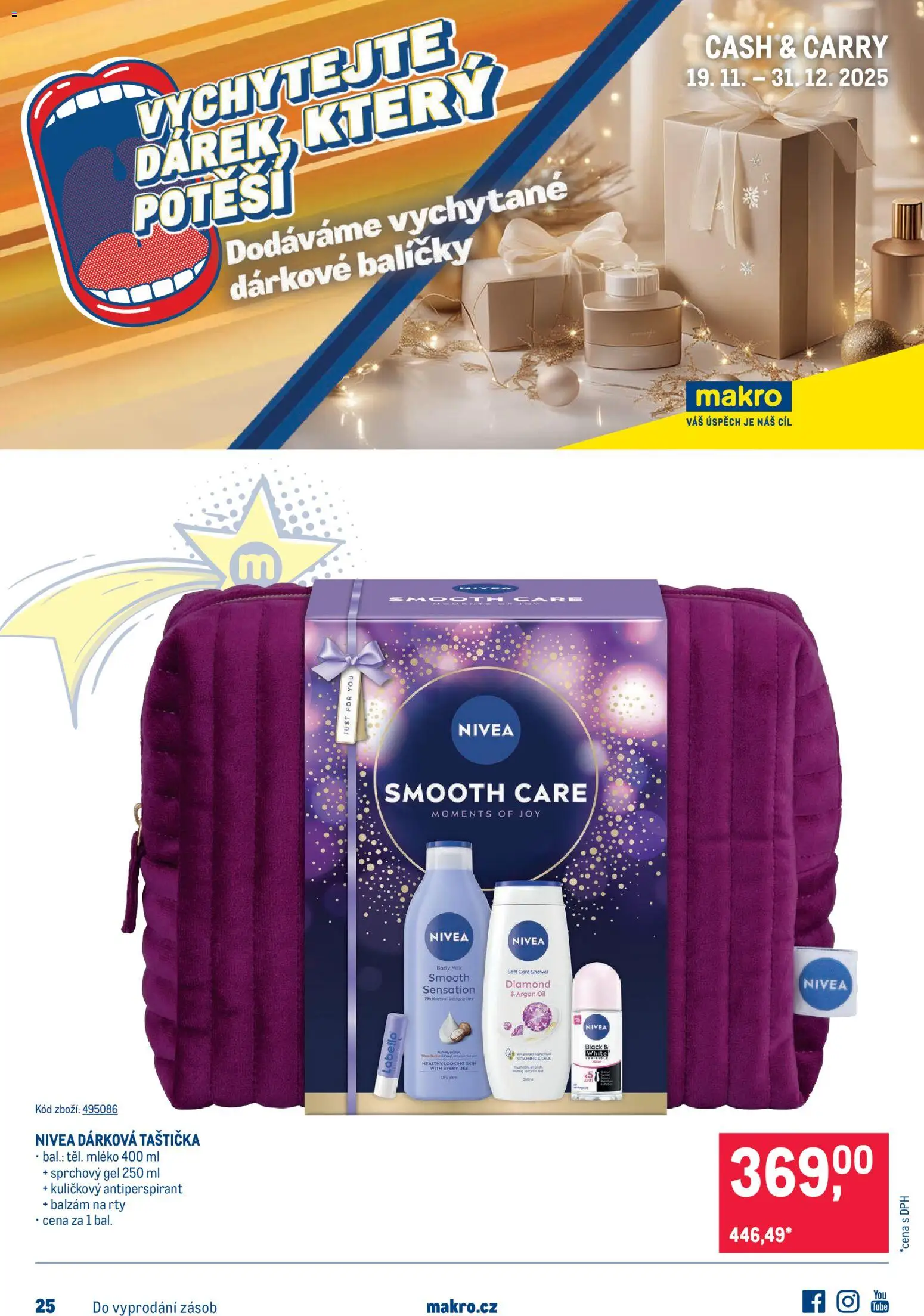 Makro leták - Kosmetické balíčky - strana 1- platný od 19.11.2025