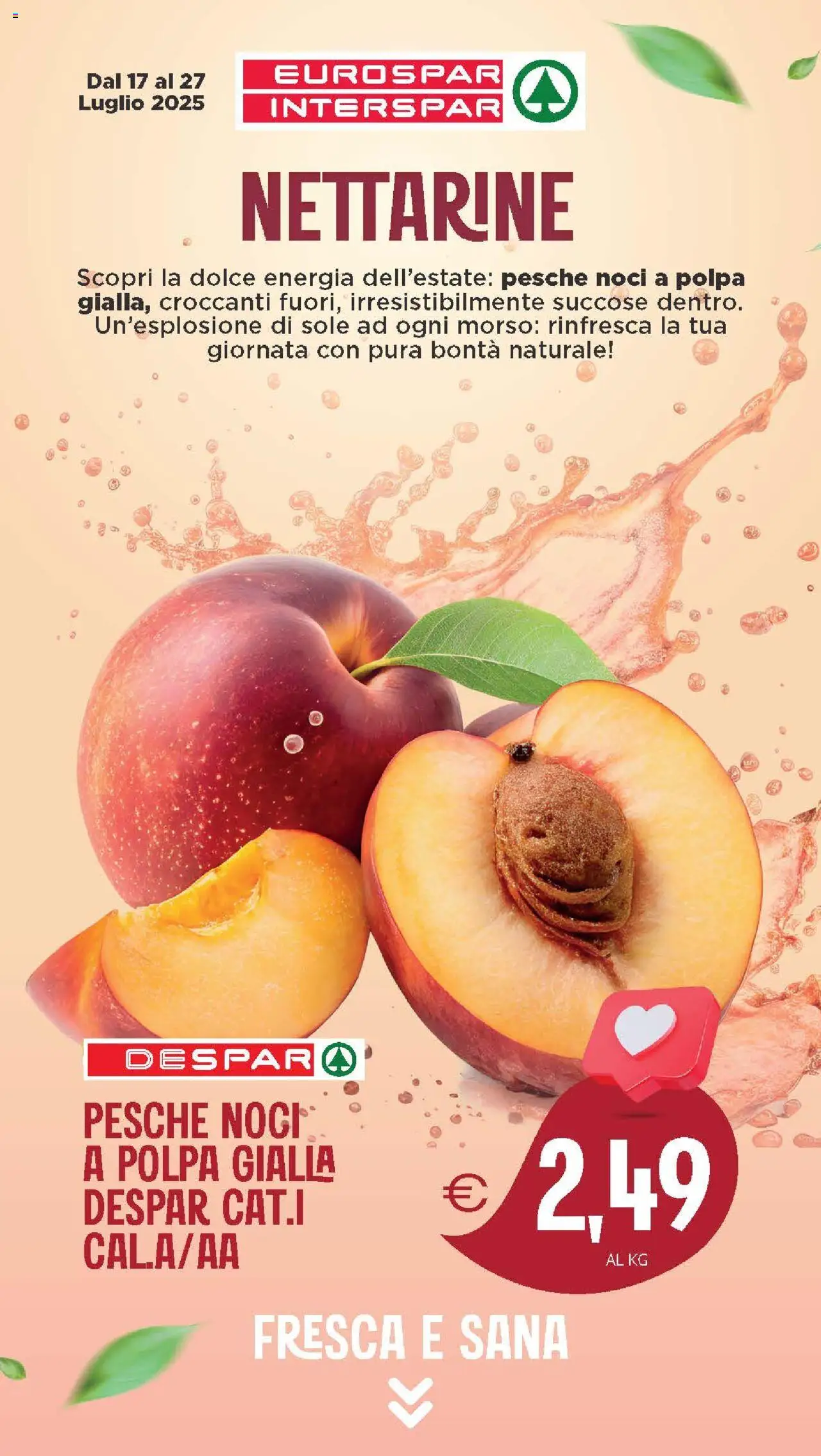 Eurospar Frutta di Stagione catalogo - pagina 2 - valido dal 17/07/2025