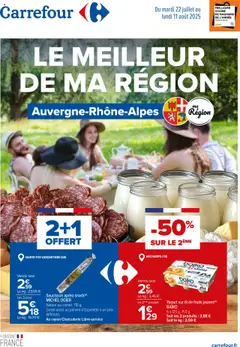 Aperçu Carrefour le meilleur de ma région valable à partir du 22/07/2025