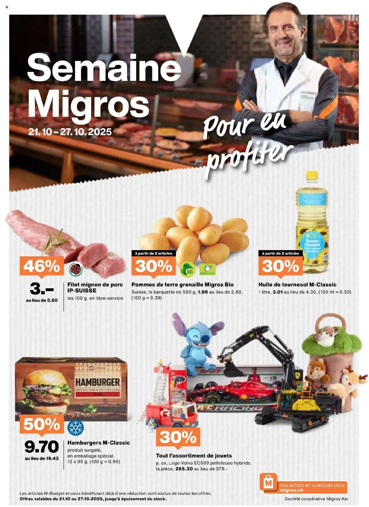 Migros Aktionen FR - Seite 1- gültig ab 21.10.2025