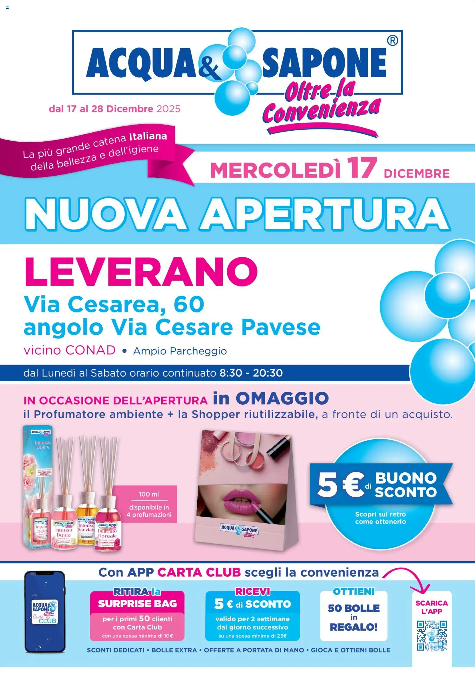 Acqua e Sapone Leverano catalogo - pagina 1 - valido dal 17/12/2025
