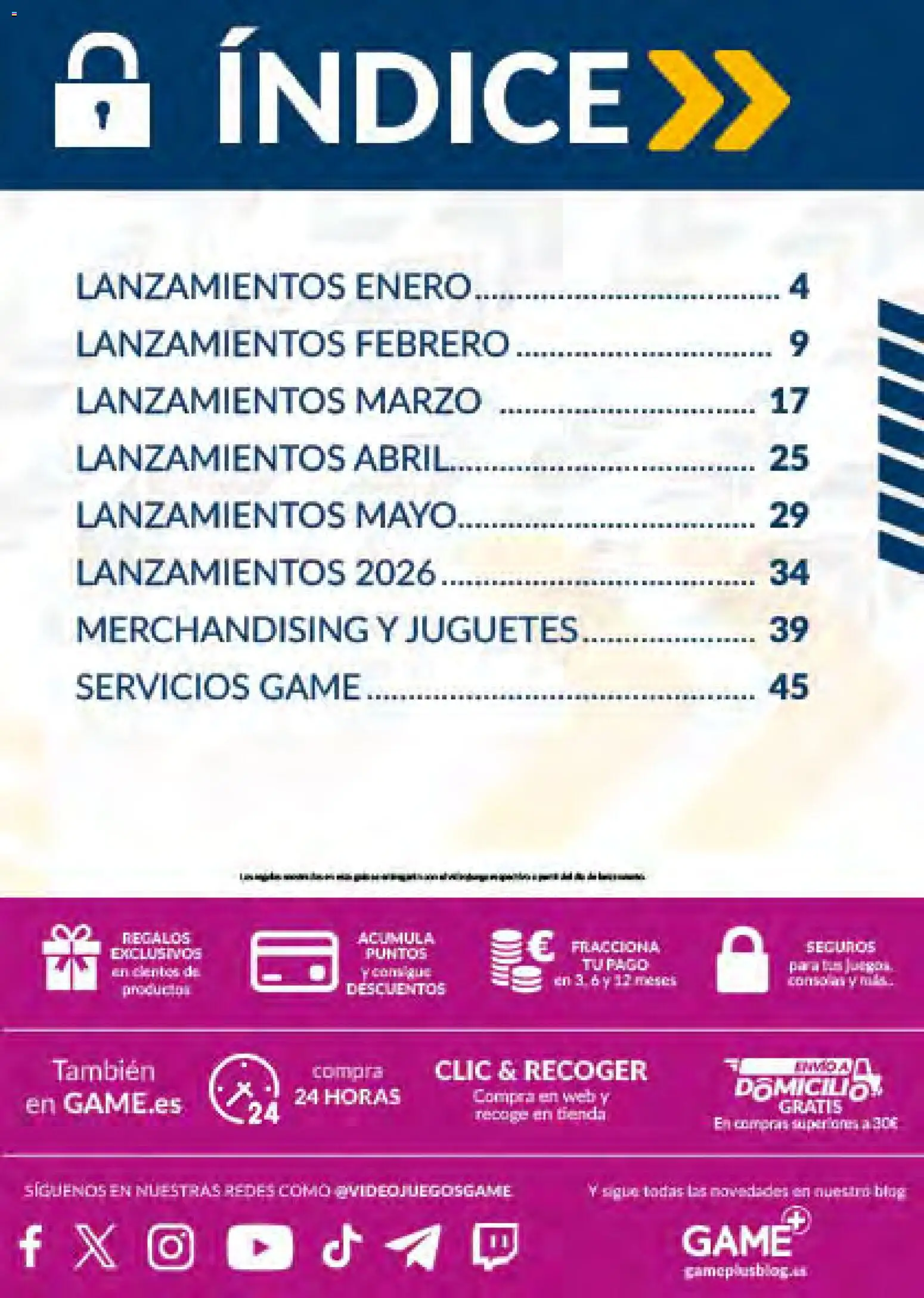 Game folleto - Página de 3 - Válido desde 01/01/2026