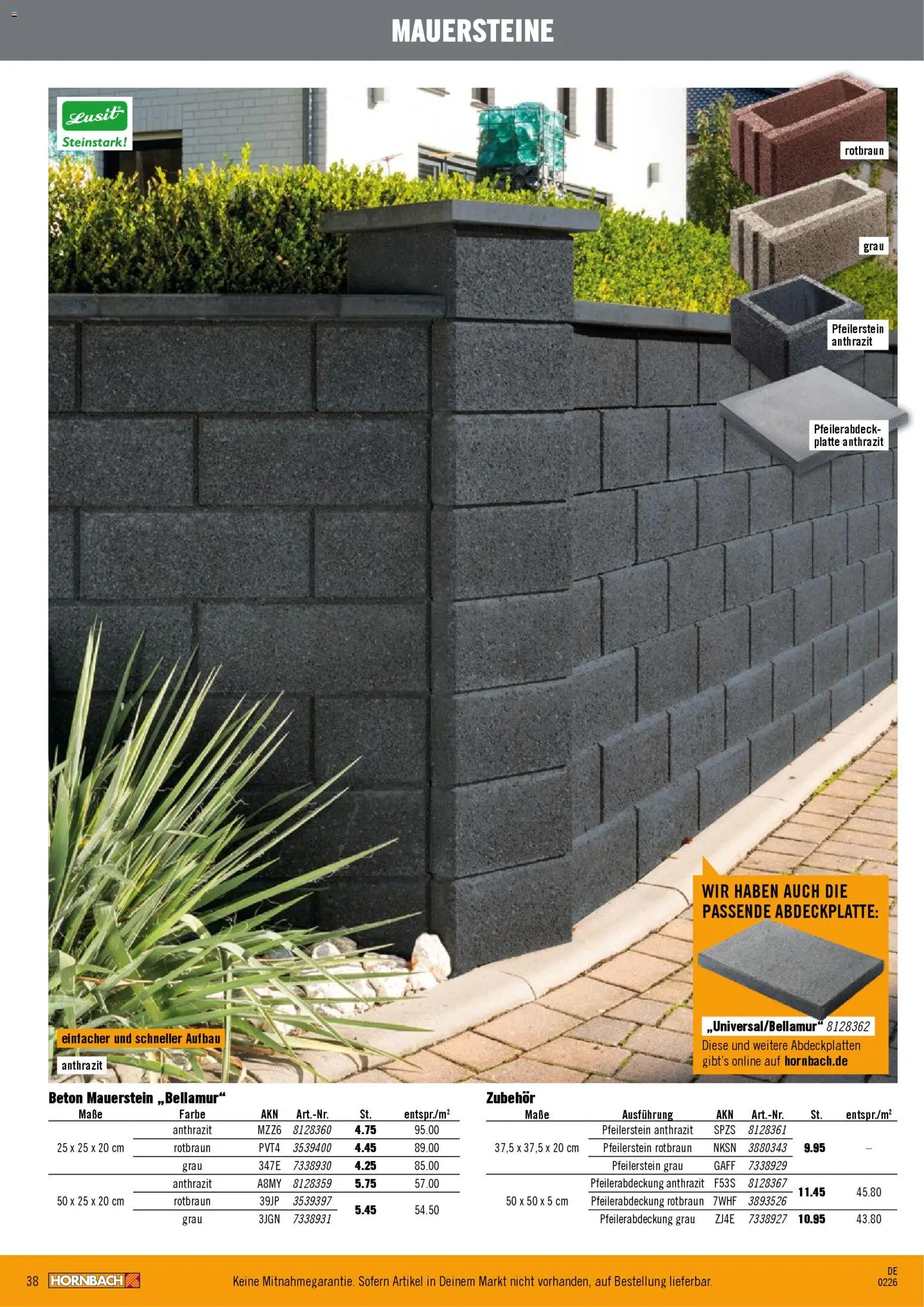 Hornbach Garten- & Terrassengestaltung - Seite 38 - gültig ab 12.02.2026