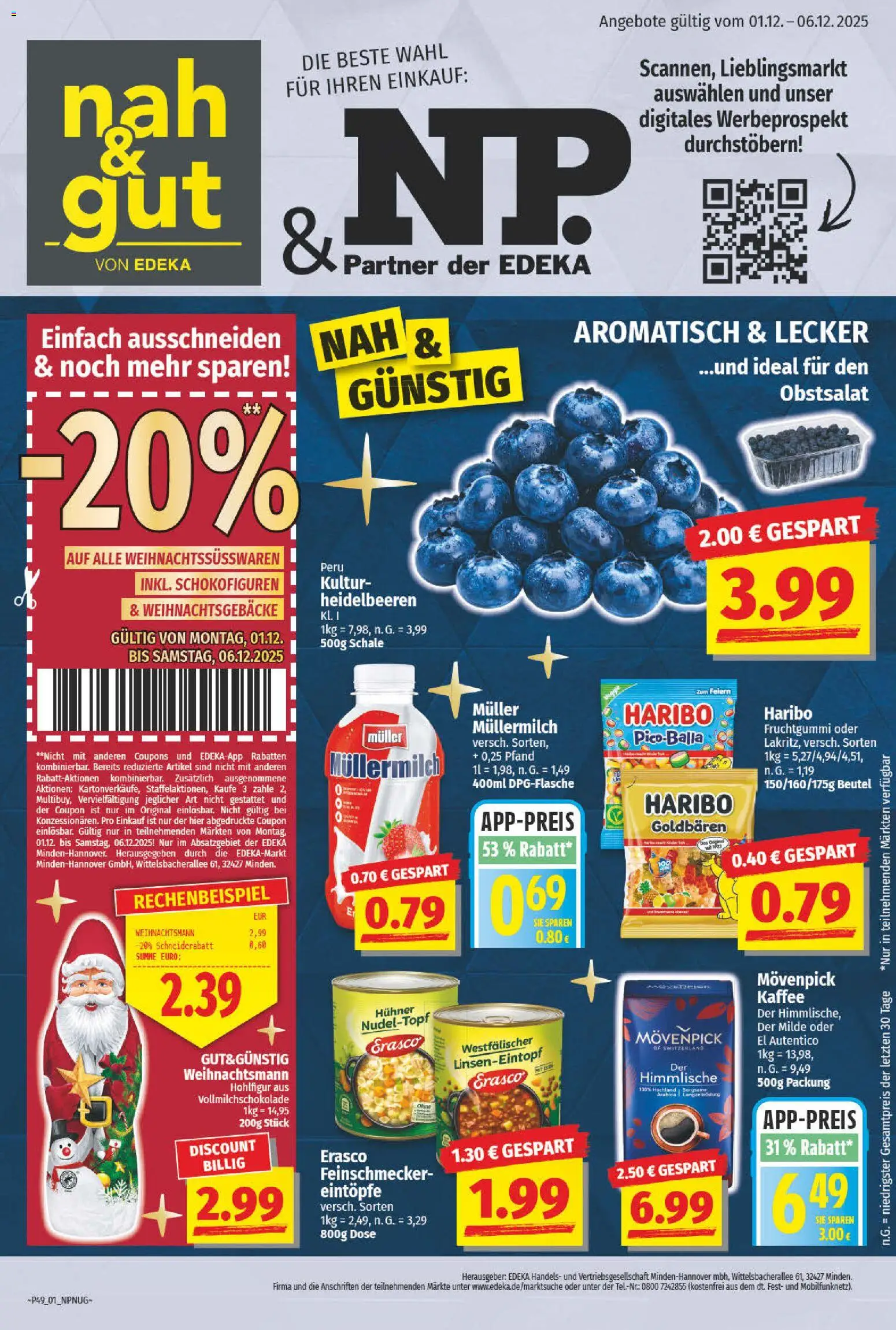NP Discount Prospekt 	 - Seite 1 - gültig ab 01.12.2025