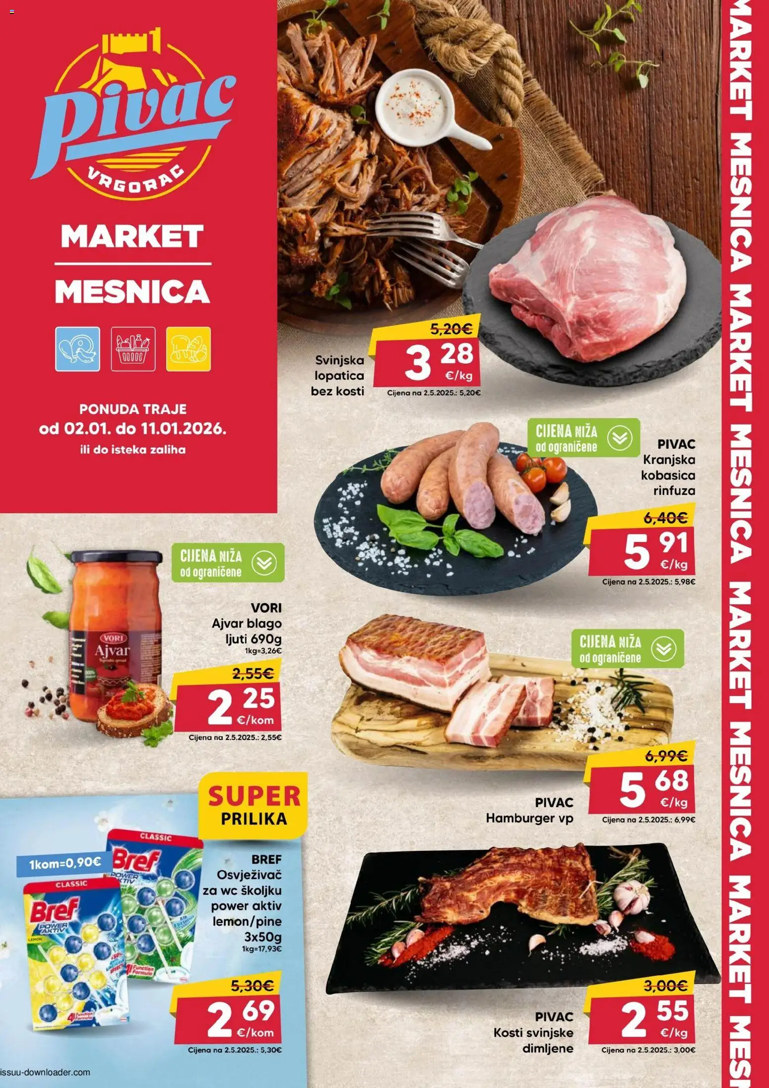 Katalog Pivac - stranica 1- važeći od 02.01.2026