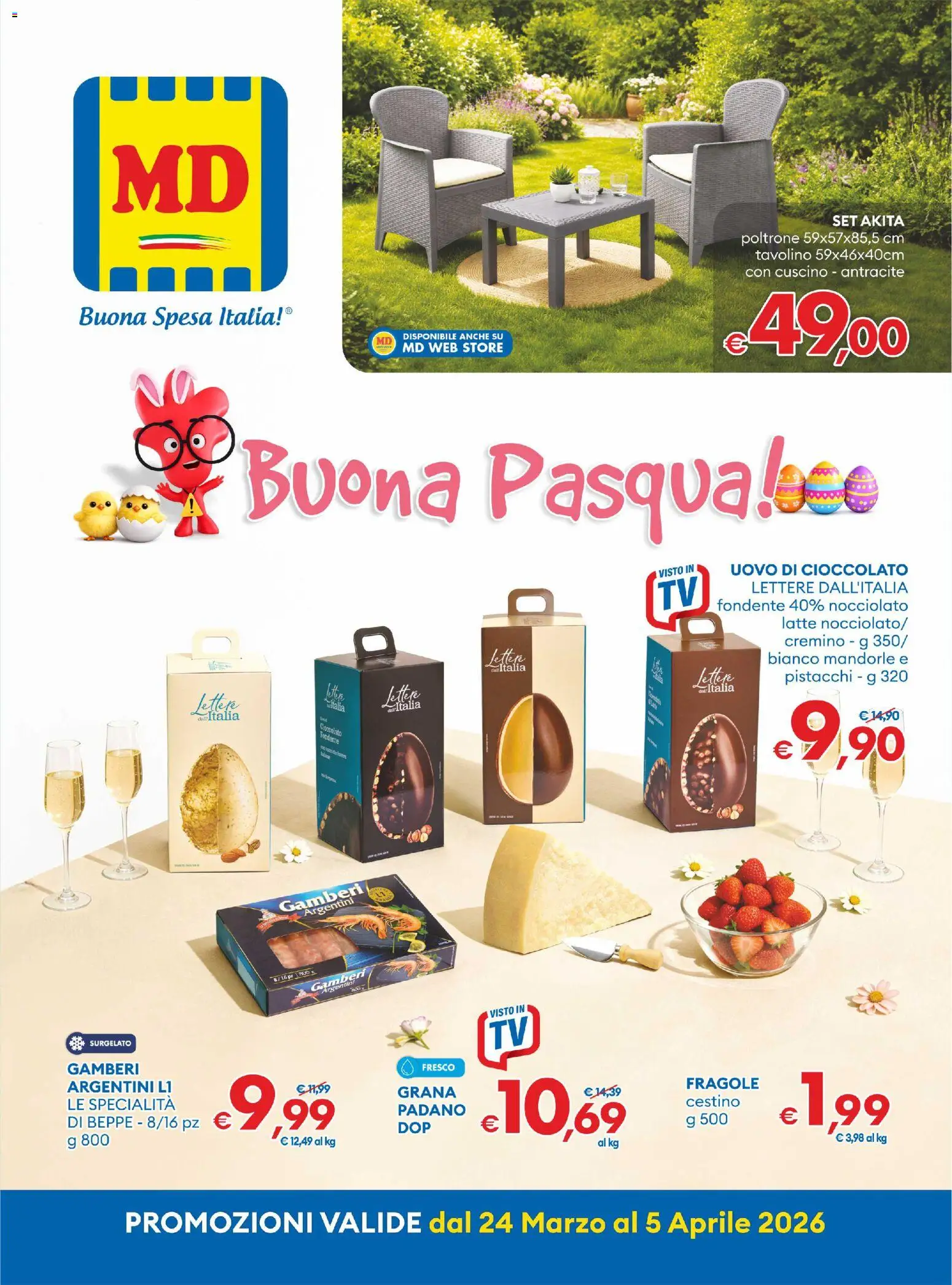 MD Discount volantino - pagina 1 - valido dal 24/03/2026