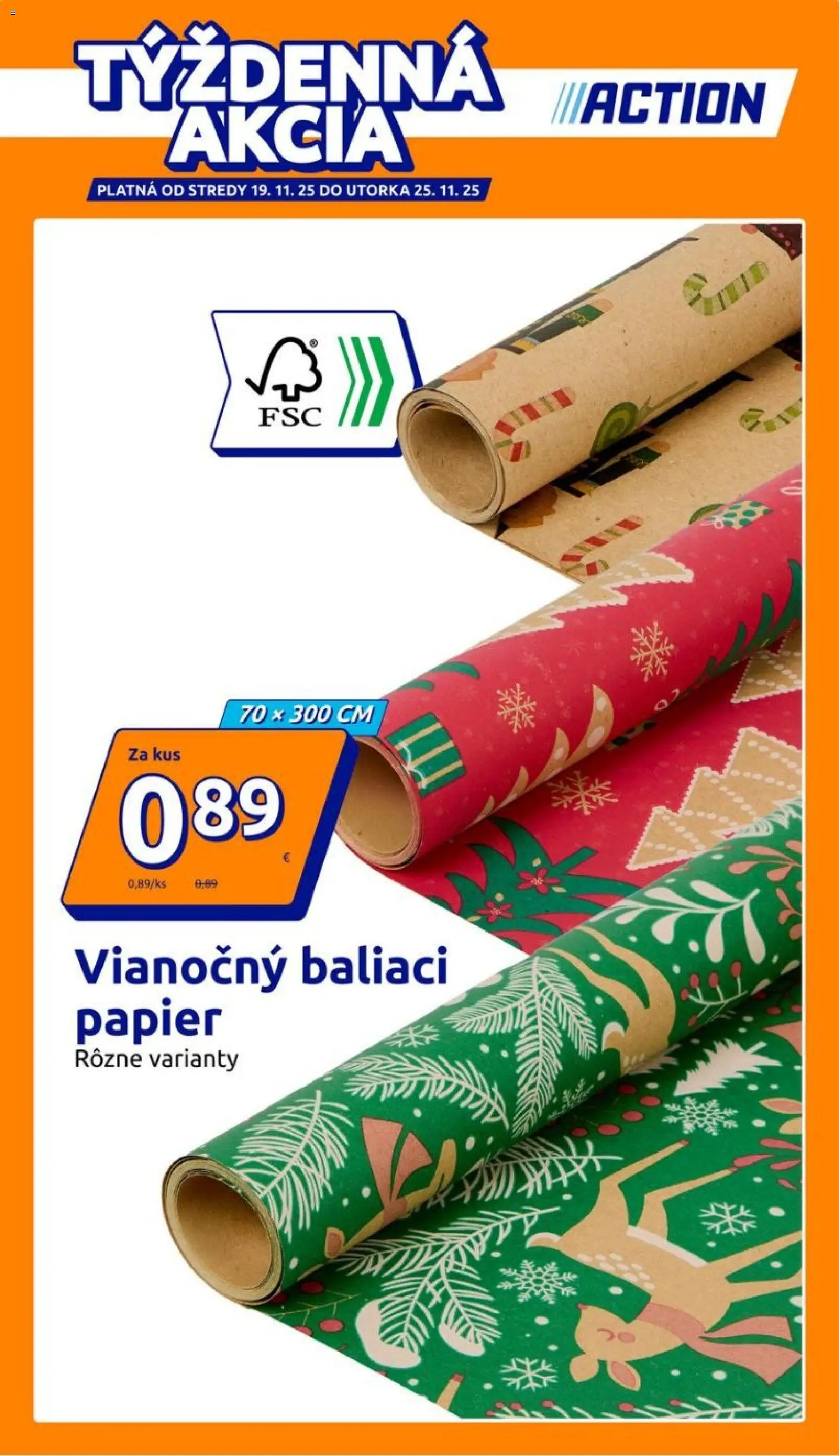 Action leták - strana 1- platný od 19.11.2025