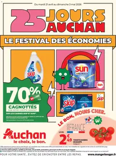 Aperçu Auchan prospectus valable à partir du 21/04/2026