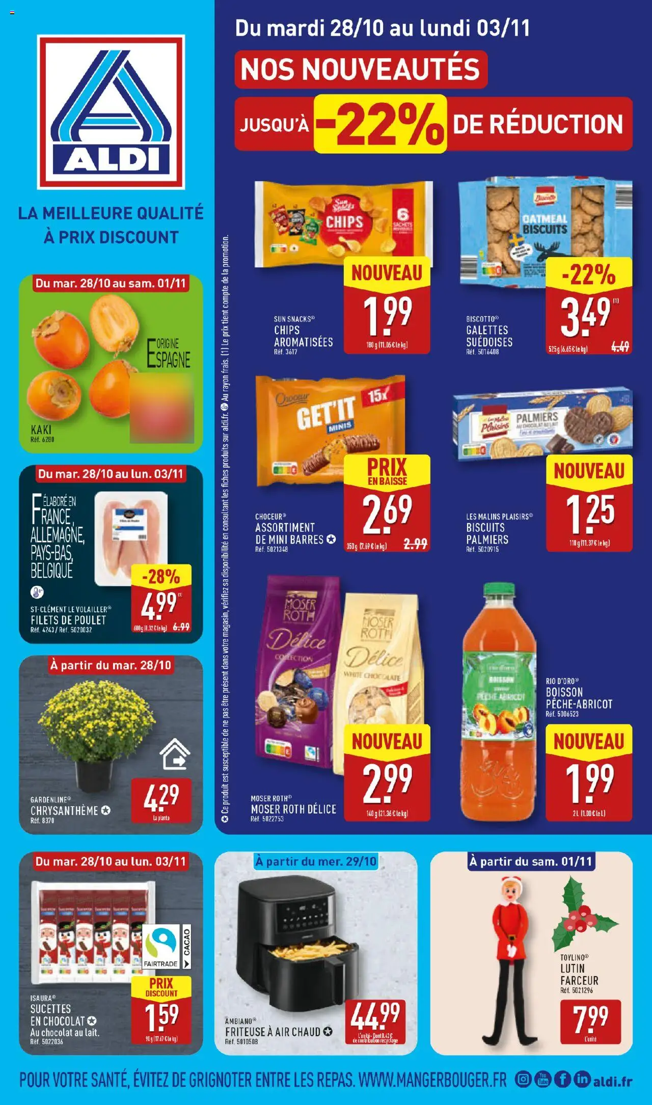 Aldi catalogue semaine 44 - page 1 - valable à partir du 28/10/2025