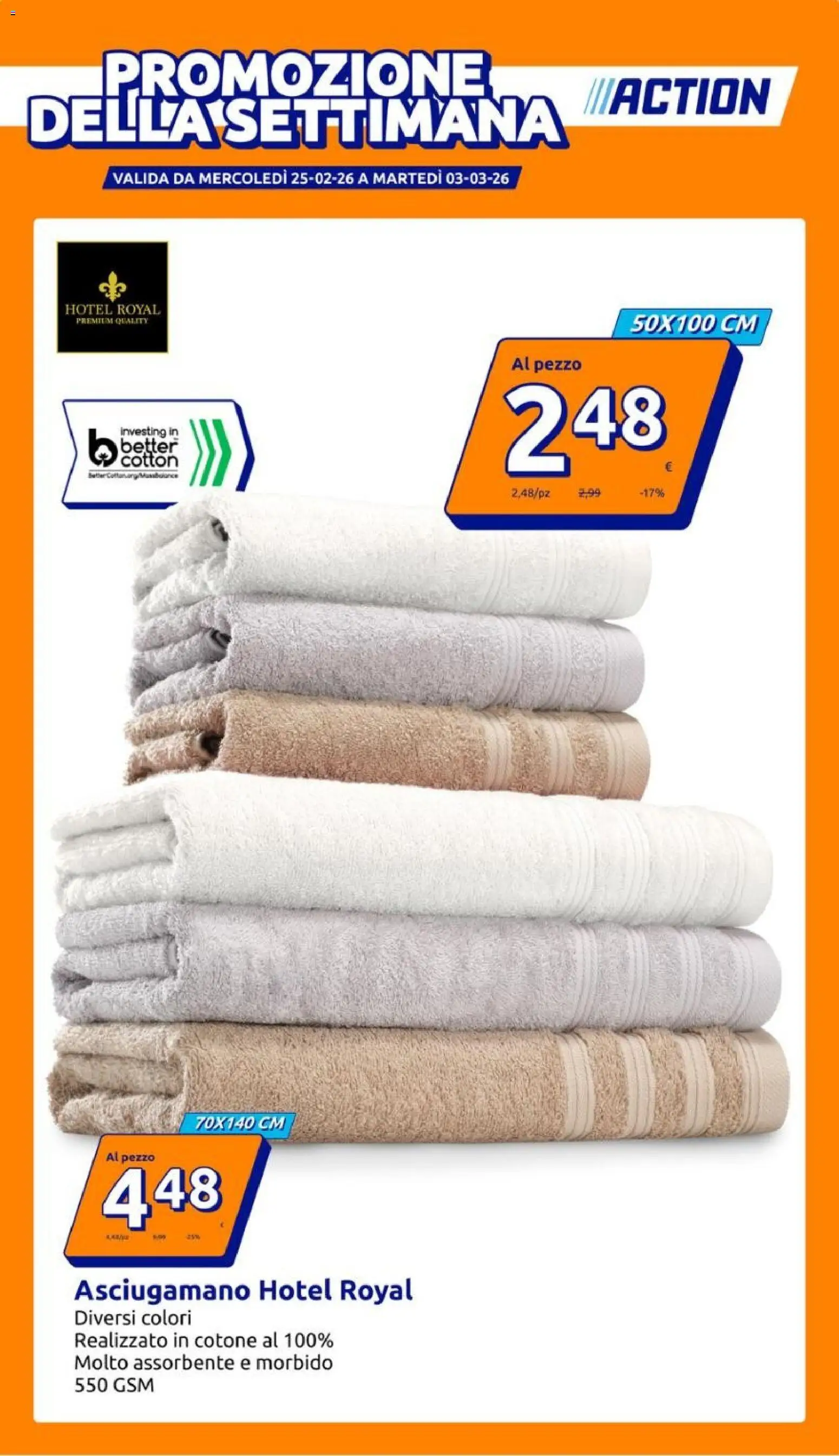 Volantino Action - pagina 1 - valido dal 25/02/2026