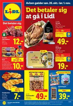 Forhåndsvisning Lidl - Tilbudsavis gyldig fra 26/10/2025