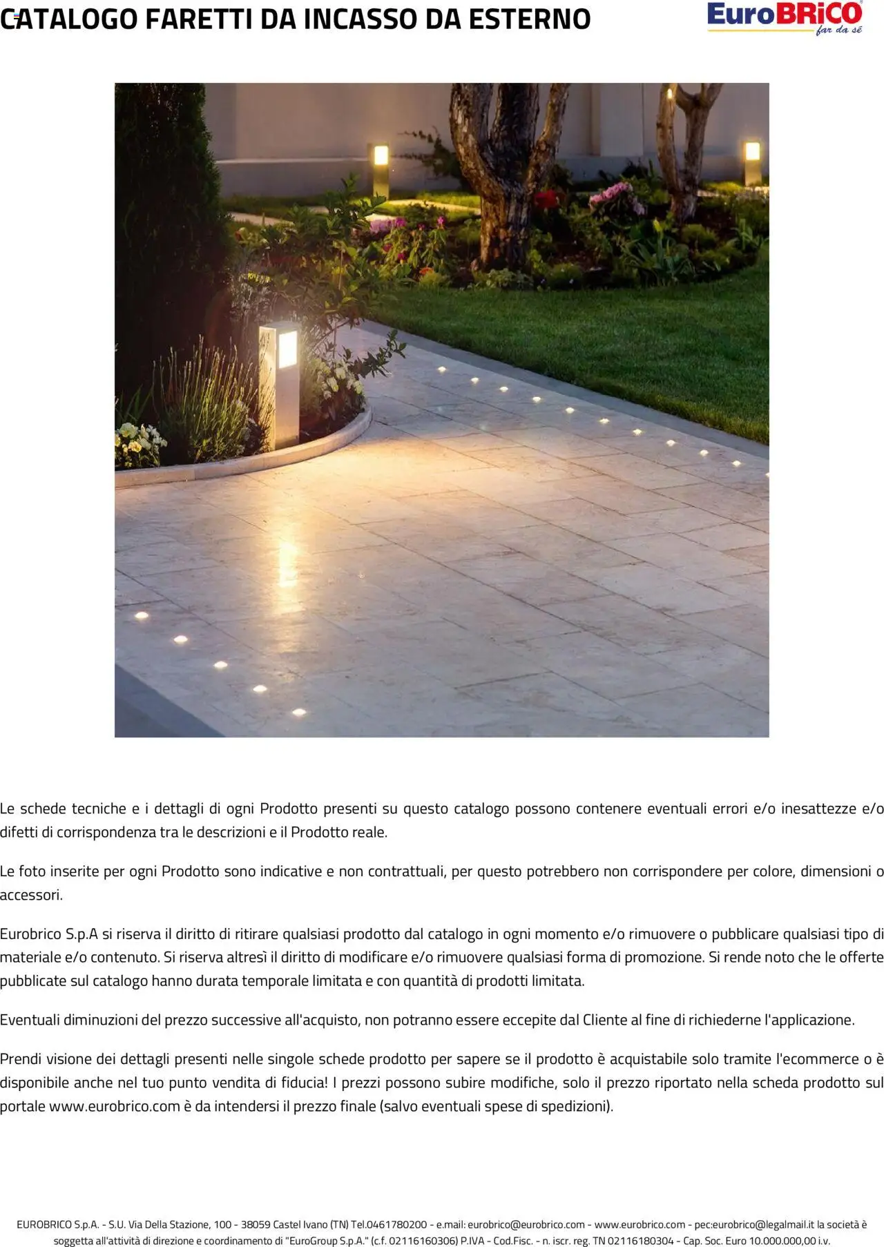 Eurobrico Faretti da Incasso da Esterno catalogo - pagina 9 - valido dal 23/07/2025