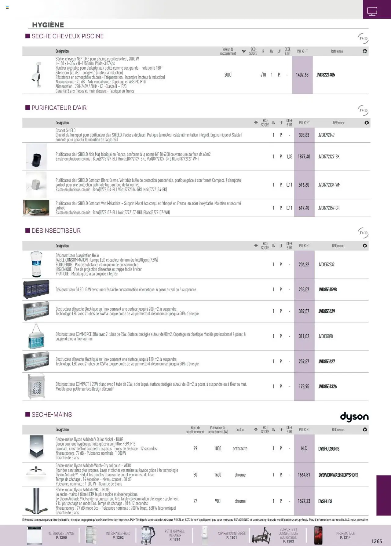 Rexel Electroménager et Multimédia - page 9 - valable à partir du 01/12/2024