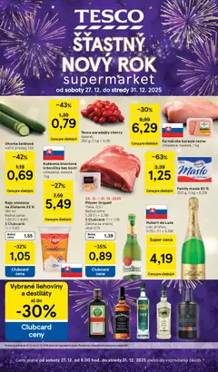 Tesco leták platný od 27.12.2025
