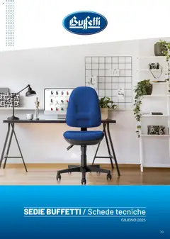 Anteprima Buffetti Sedie catalogo valida dal 28/06/2025