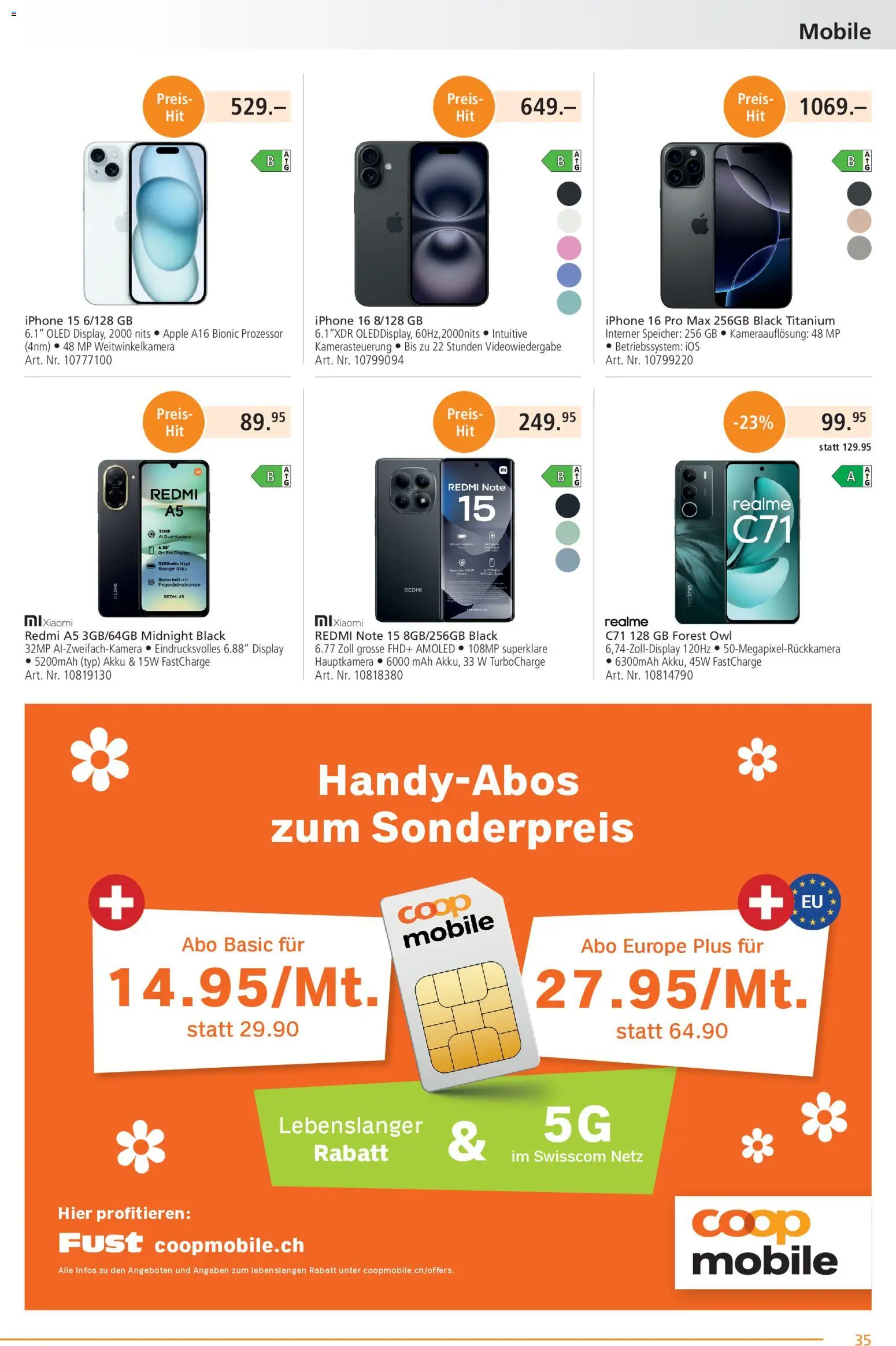 Fust aktionen - page 35- valid from 23.03.2026