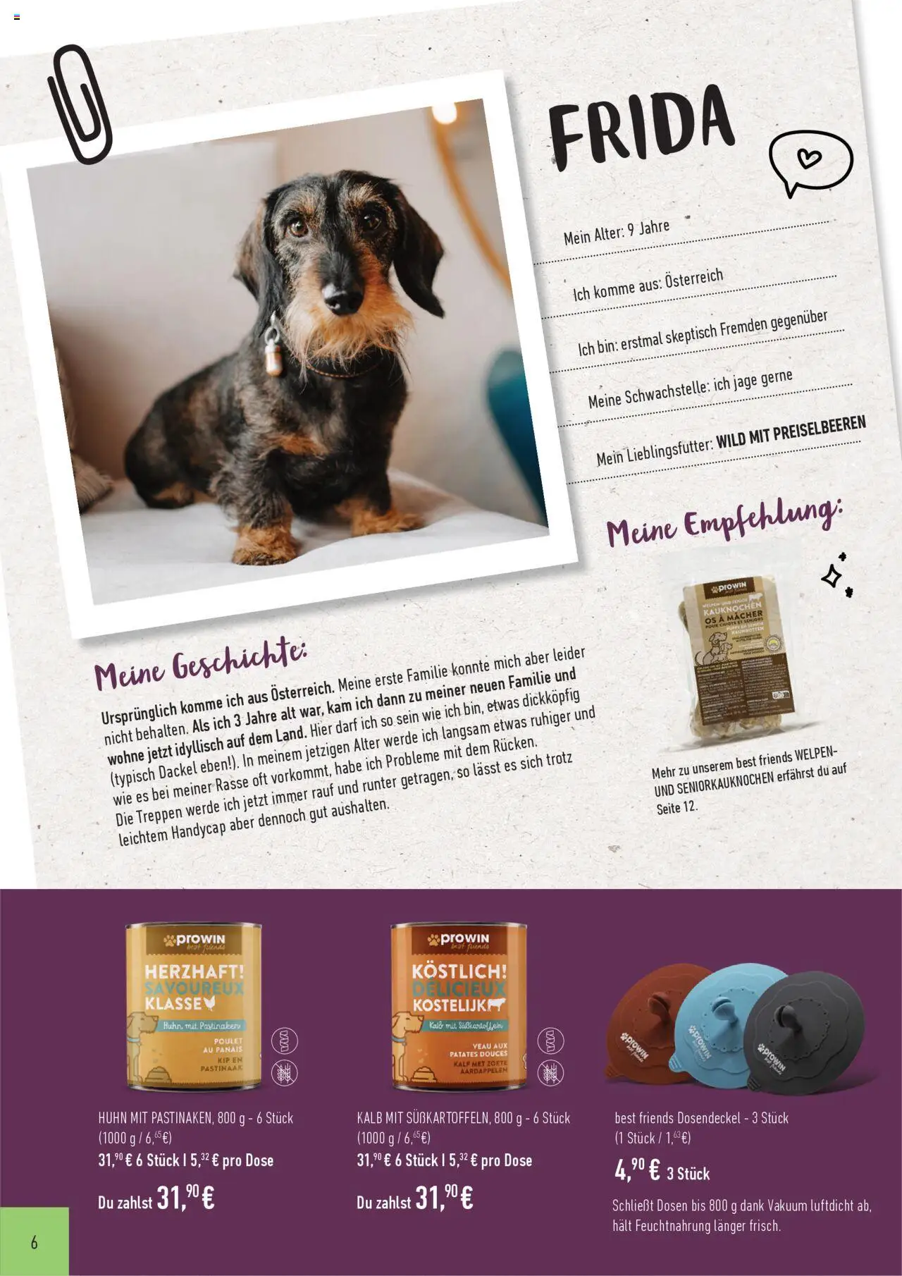 Katalog ProWin Best Friends Juli 2025/Juni 2026 - Seite 6 - gültig ab 01.07.2025