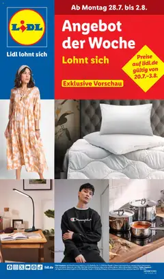 Vorschau Lidl Prospekt 	 gültig ab 28.07.2025