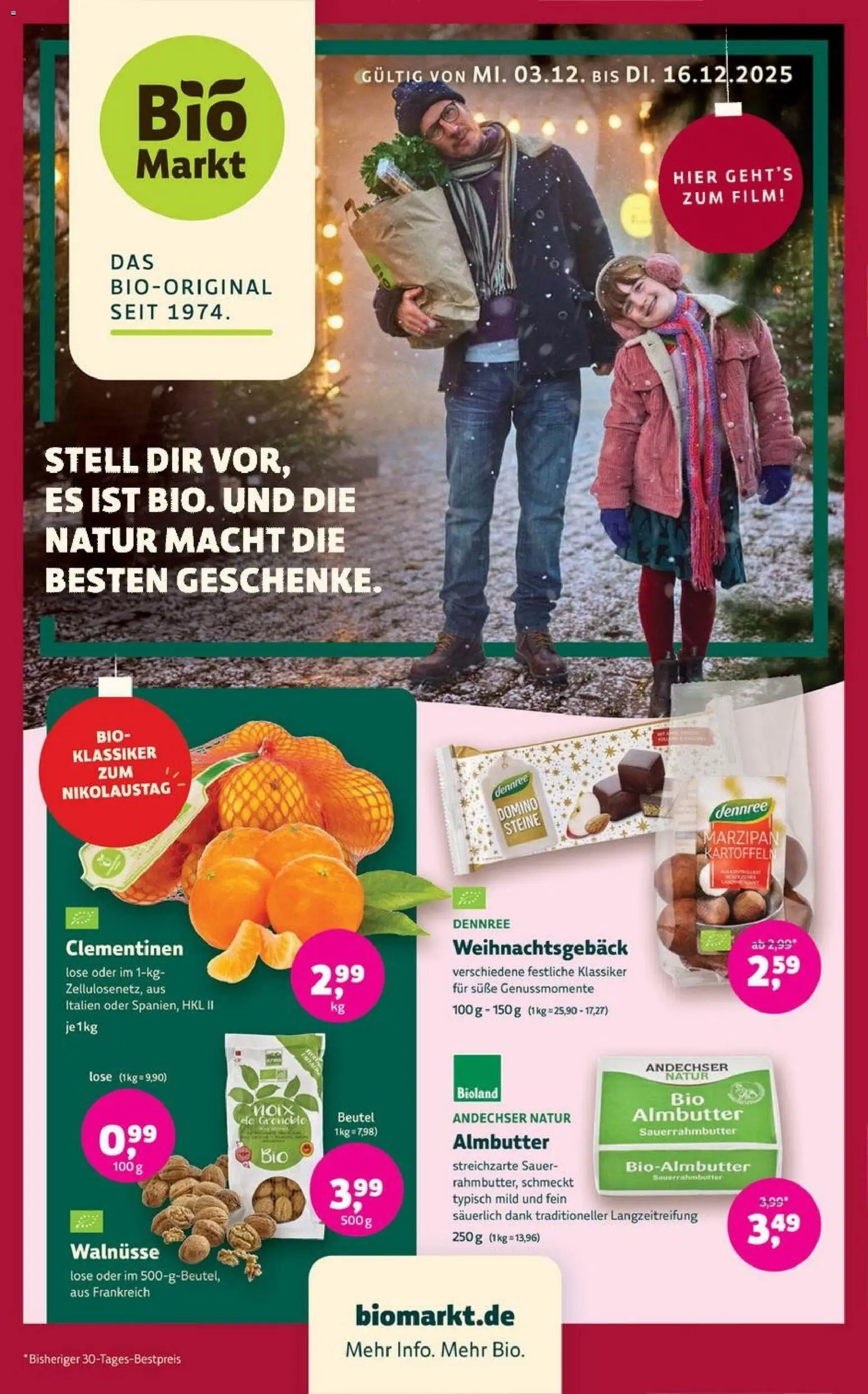 Denns BioMarkt Angebote - Seite 1 - gültig ab 03.12.2025