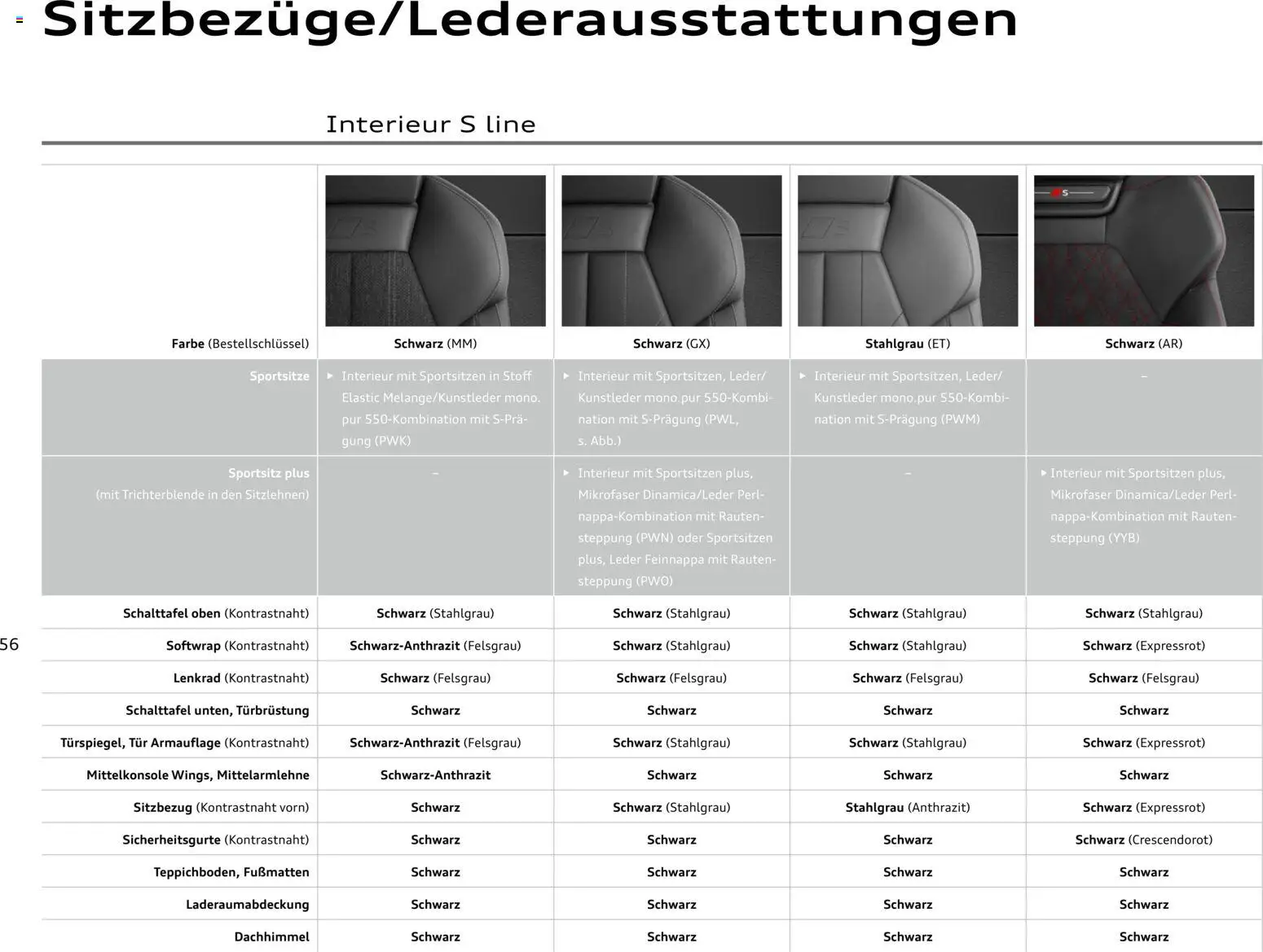 Audi Prospekt 	 - Seite 56 - gültig ab 28.10.2025