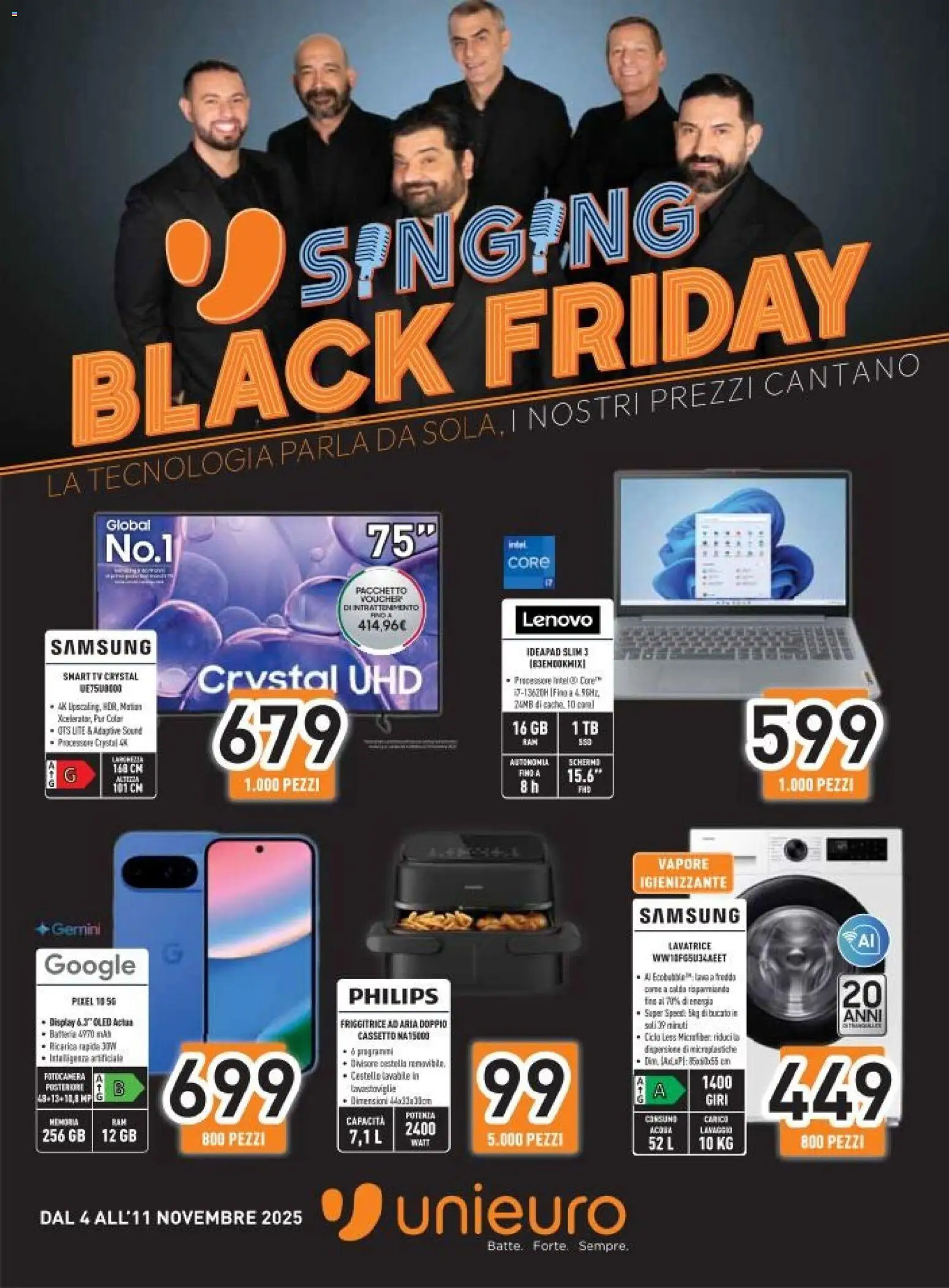 Unieuro - Black Friday - pagina 1 - valido dal 04/11/2025