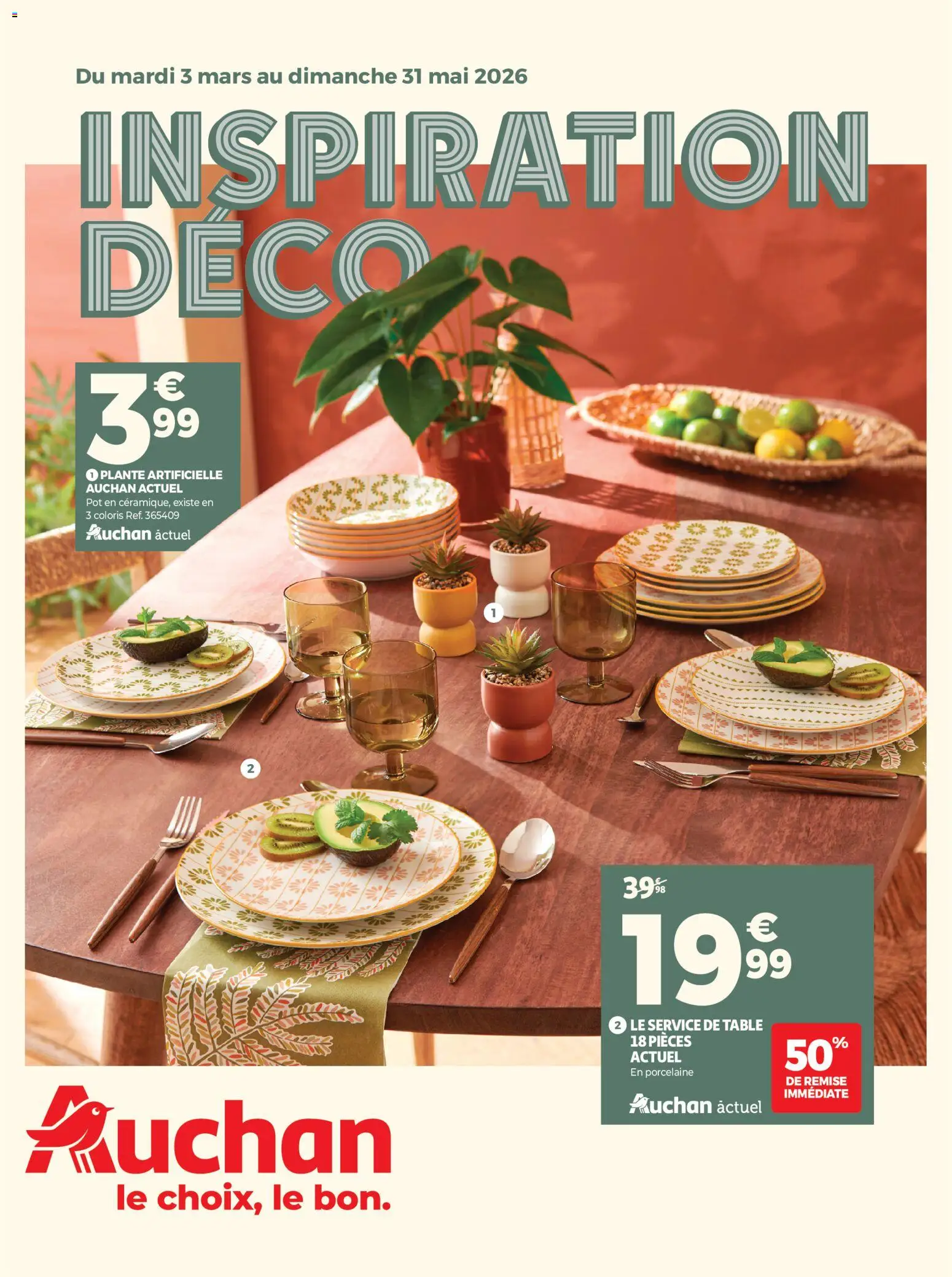 Auchan - Inspiration déco - pagina 1- geldig vanaf 03/03/2026