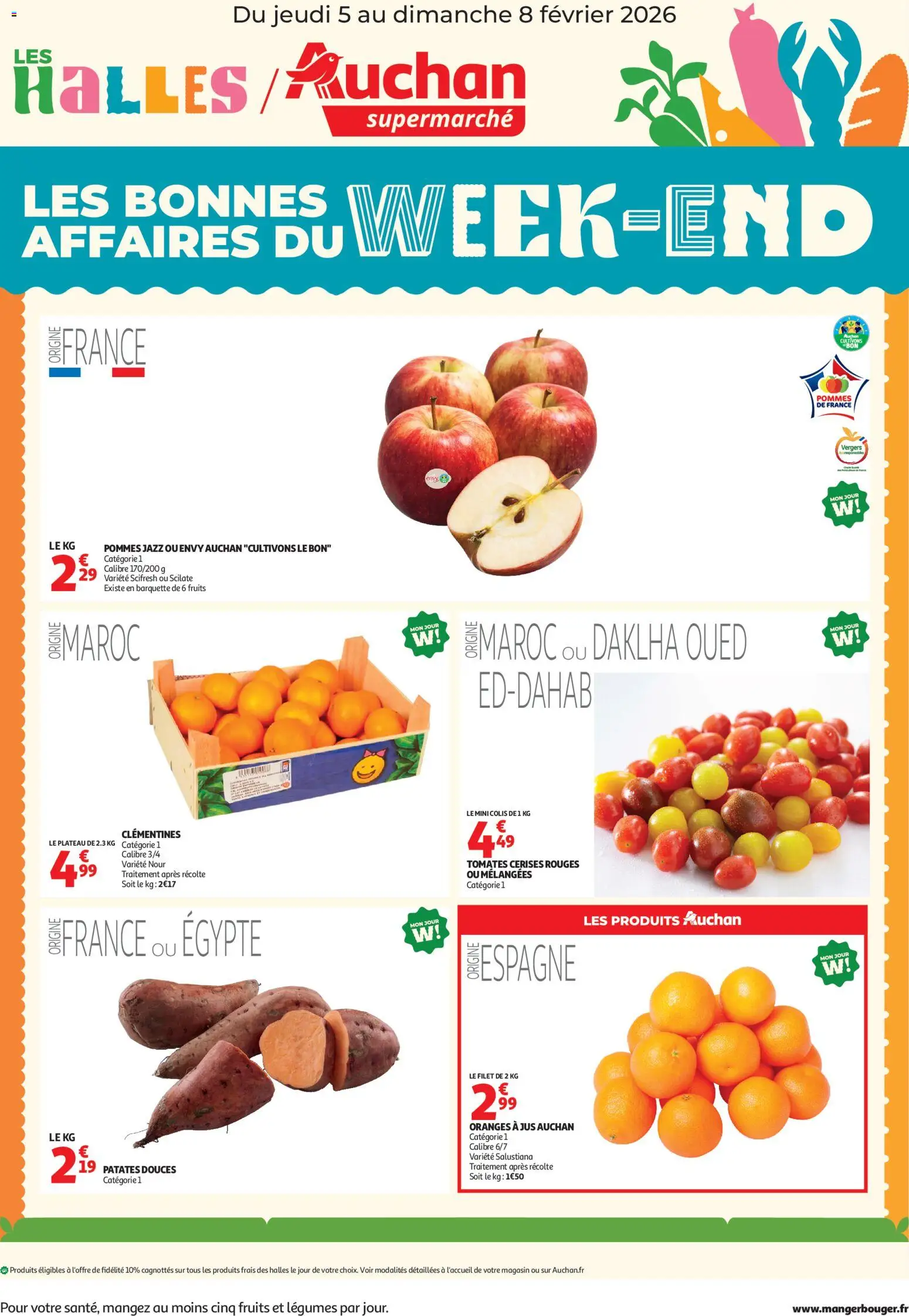 Auchan - Les bons plans du week-end dans votre super ! - pagina 1- geldig vanaf 05/02/2026