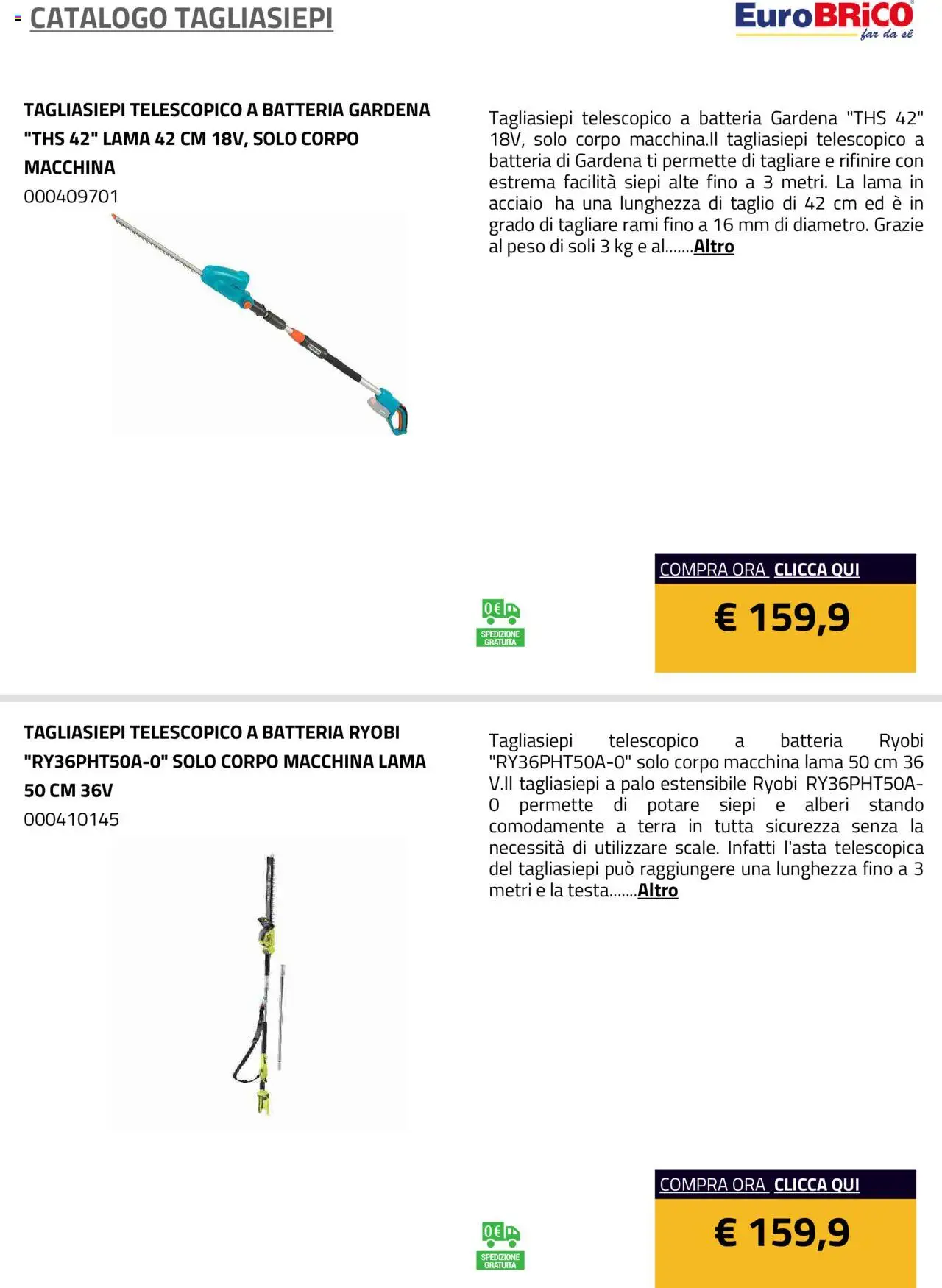 Eurobrico Tagliasiepi catalogo - pagina 19 - valido dal 23/07/2025