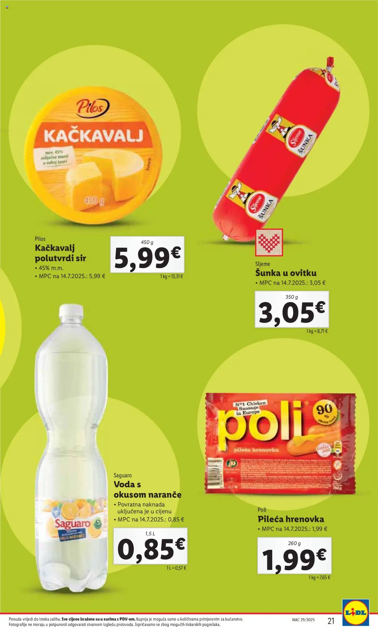 Katalog Lidl - stranica 21- važeći od 14.07.2025