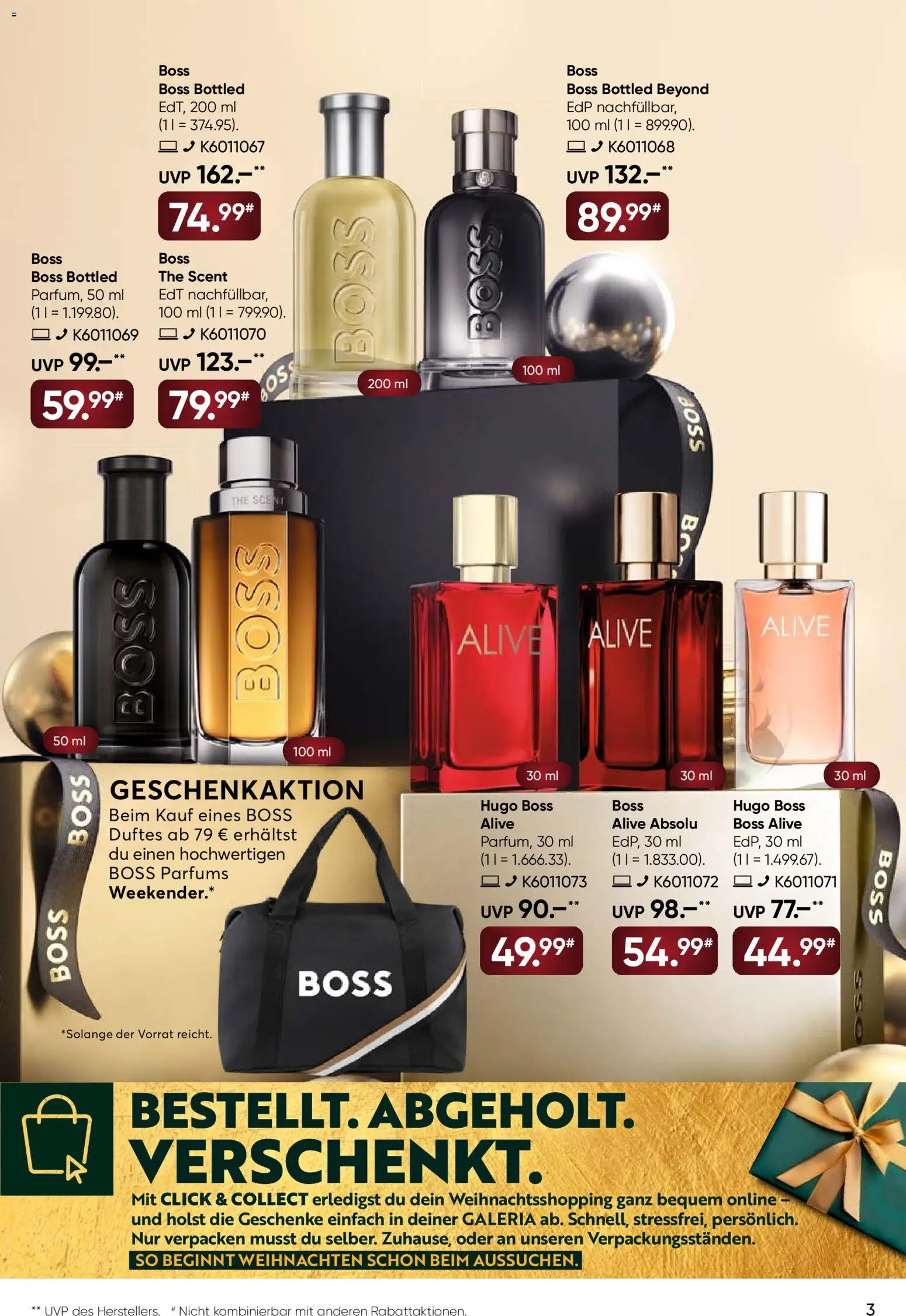 Galeria Karstadt Kaufhof Prospekt 	 - Seite 3 - gültig ab 10.12.2025