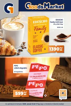 Előnézet Goods Market Akciós újság érvényes 2026.01.08.-tól