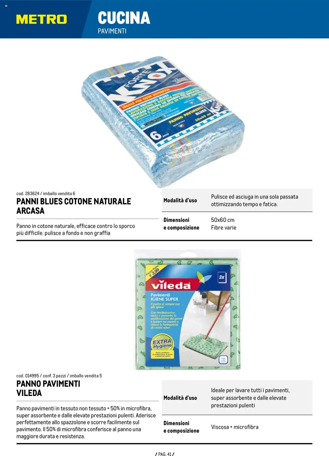 Metro Detergenza Professionale catalogo - pagina 41 - valido dal 11/09/2025